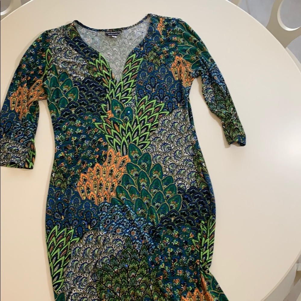 3/4 sleeve dress